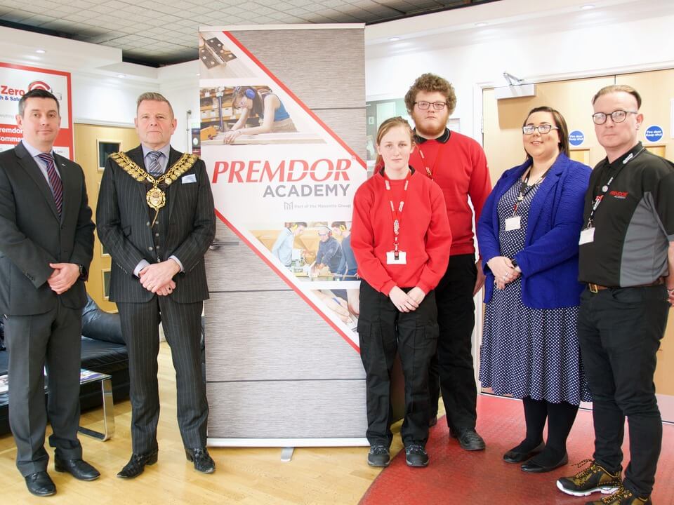 Premdor Academy students meet the Mayor | Barnsley College