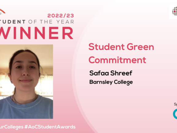 Safaa - Student Green Commitment Award Winner
