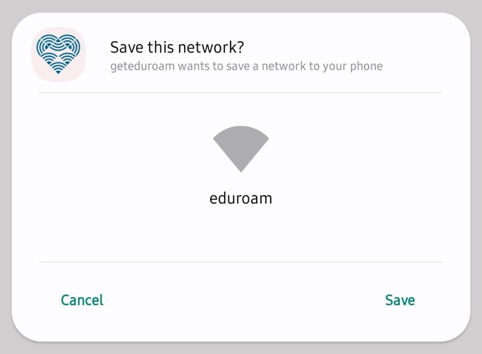 save network screen shot