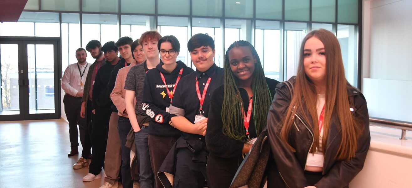 The Barnsley College Futurepreners with Lee Perks.